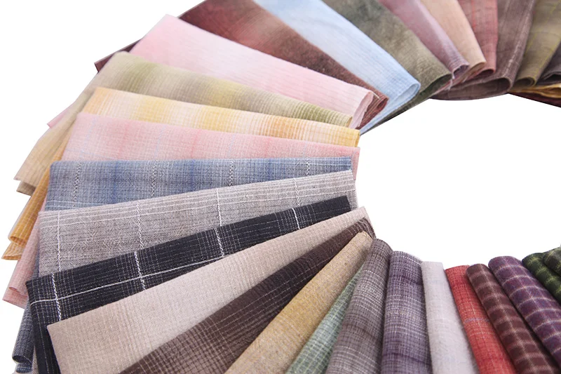 24*34cm Baumwolle Garn Gefärbt Japanischen Stoff Material Handwerk Patchwork Geldbörse Quilten bundles Stoff Applique Nähen Puppe Tuch – Detail 3