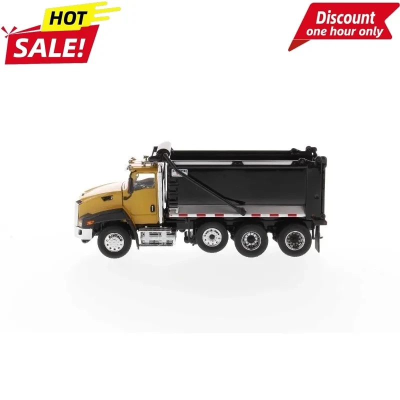 DM 1:50 para Camión de Carga Automática Cat CT660 con Cabina Diurna, Modelo de Camión Volquete de Aleación Amarilla 85668