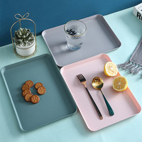Tray, tea plate, plastic fruit plate, rectangular living room, barbecue, coffee shop, restaurant, dining plate, tableware