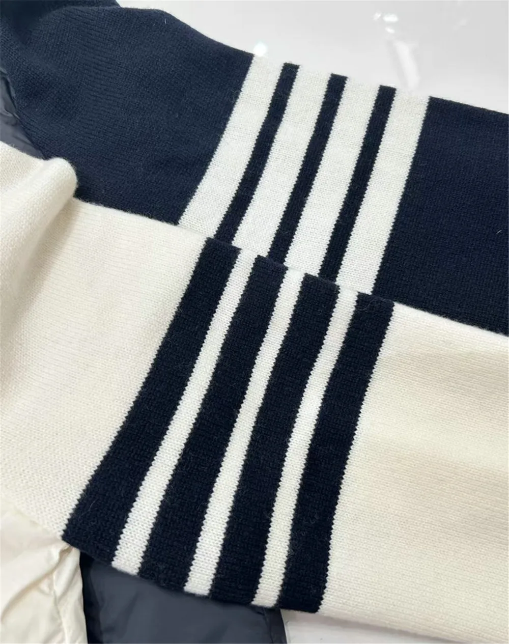 مجموعة جديدة لخريف وشتاء 25 للسيدات: أكمام من الصوف، ياقة كبيرة، سترة دافئة من ريش البط الأبيض #6