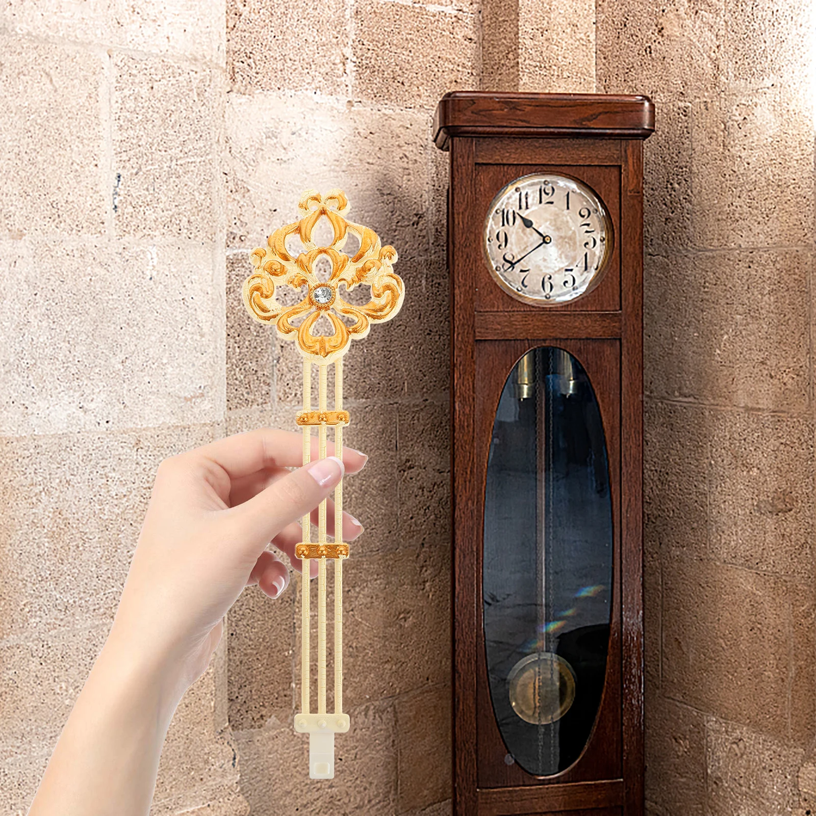 

Quartz Clock Pendulum 30cm Metal Swing Movement Replacement Parts Wall Clock Supplies Mechanism