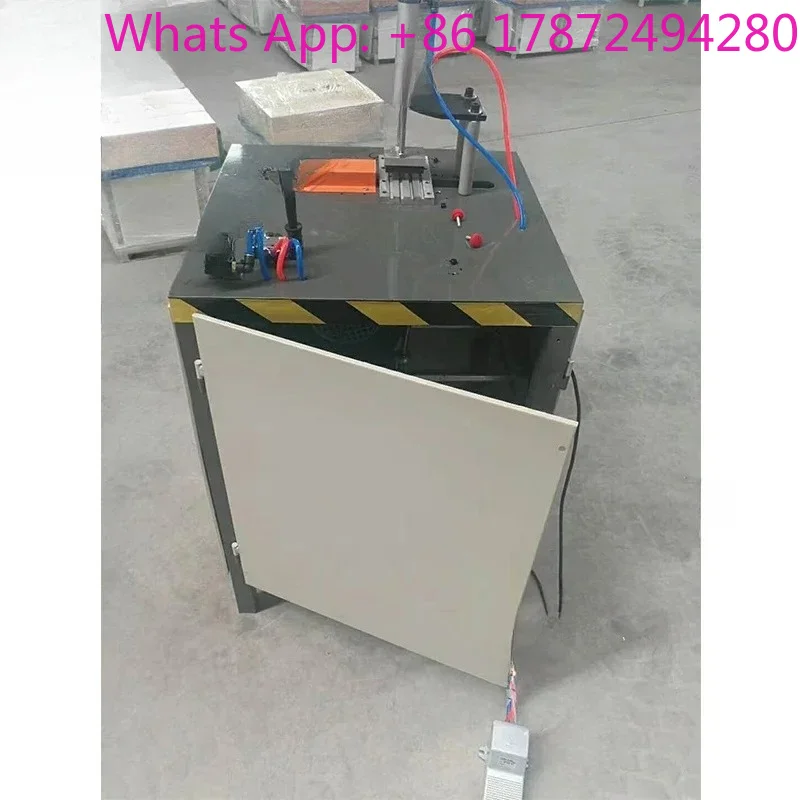 

Automatic Decorative Strip Cutting Machine 45 Degree Photo Frame Line Cutting Machine Aluminum T-Bar Pneumatic Cutting Machine