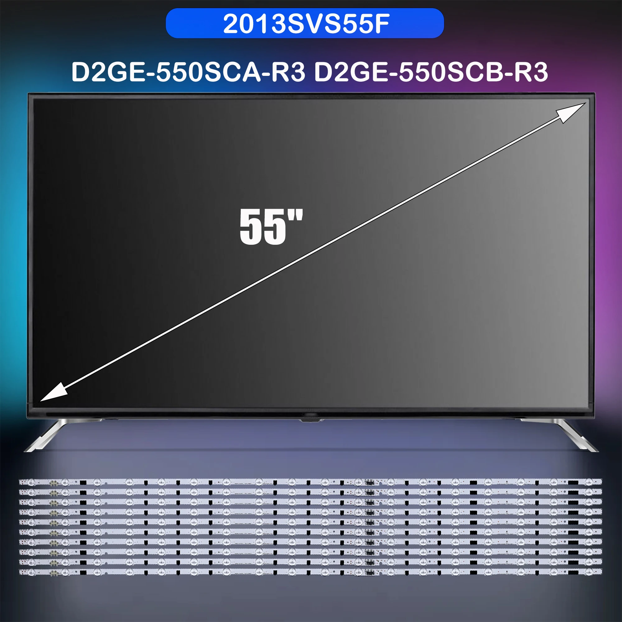 

Лента светодиодной подсветки для UE55F6350AS UE55F6400AS UE55F6500SD UE55F6650SS UE55F6655SB UE55F6670SB UE55F6755SB UE55F6770SB