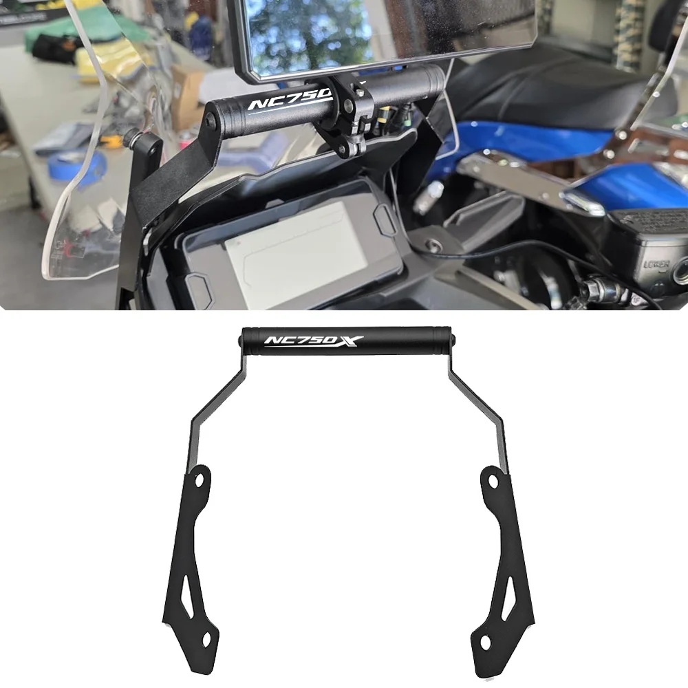 

Для Honda NC750X NC 750X 750X NC750 DCT 2021 2022 2023 Мотоциклетный кронштейн с ЧПУ для навигации, GPS-держатель для телефона, аксессуары