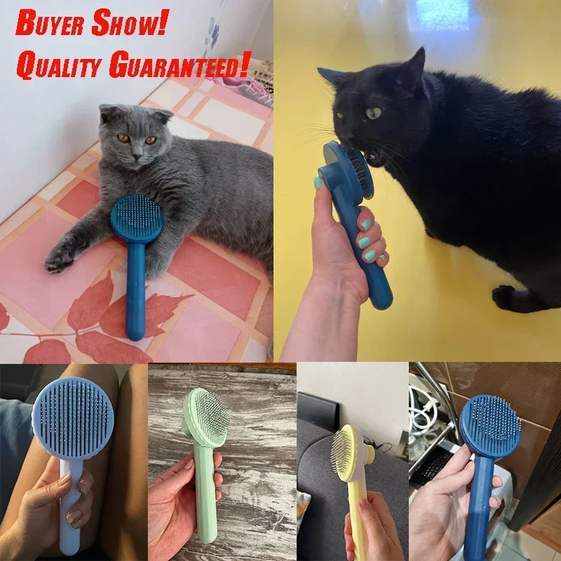 Brosse de toilettage pour animaux de compagnie, peigne pour enlever les poils de chat, épilateur pour chiots et chatons, accessoires de toilettage