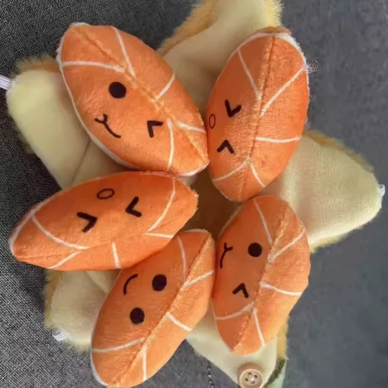 Kreative Plüschtiere Dekompression Orange Anhänger Plüschtier Schlüsselanhänger Anhänger Rucksack Hängende Dekoration Auto Innenanhänger