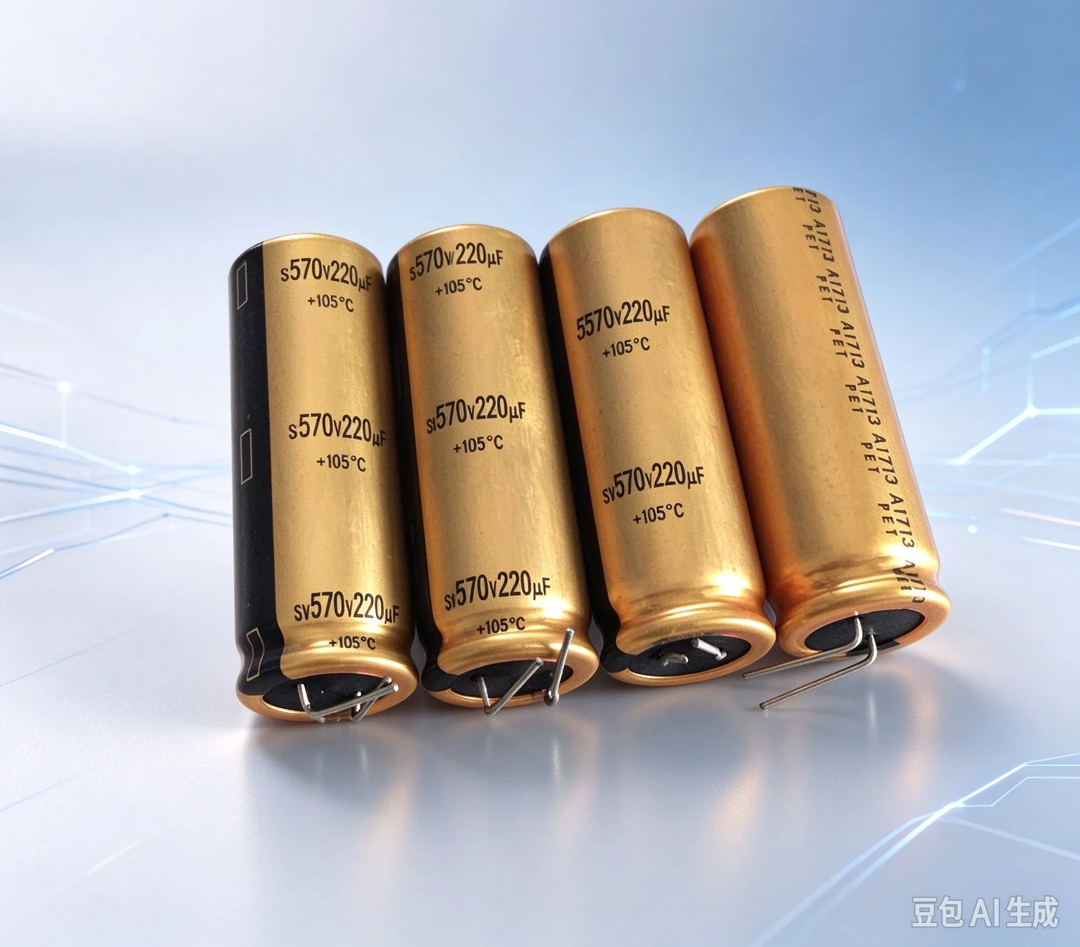 Used for Rubycon Gold 220uF 570V Electrolytic Capacitor  10pcs