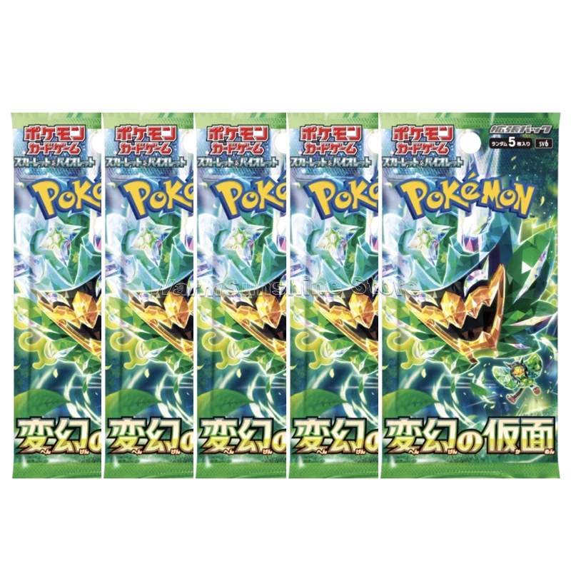 Original Pokemon Card PTCG Japanese Edition Series SV6 Transform Mask Anime Game Trading Cards Children Gifts Board Game Toys