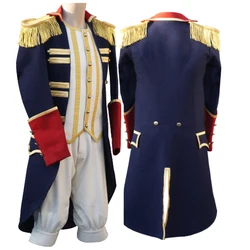 18th Century Prussian Military Cosplay Uniform Medieval Suit Colonial Tuxedo Cosplay Tailcoat Costume Outfit Custom Made
