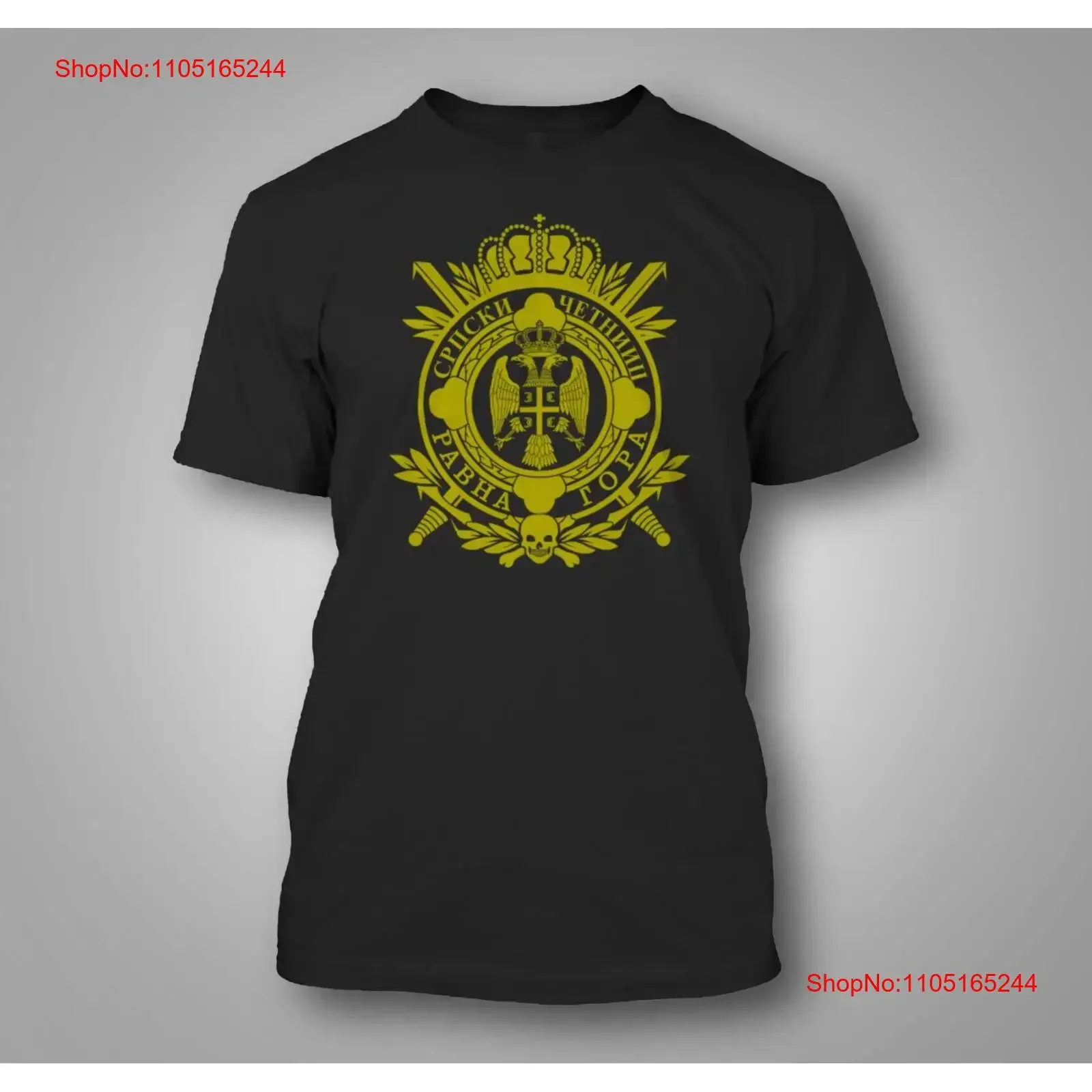 

Сербская футболка Chetniks Army Orthodox Eagle на заказ, винтажная стираная мягкая дизайнерская одежда с графикой, растянутая