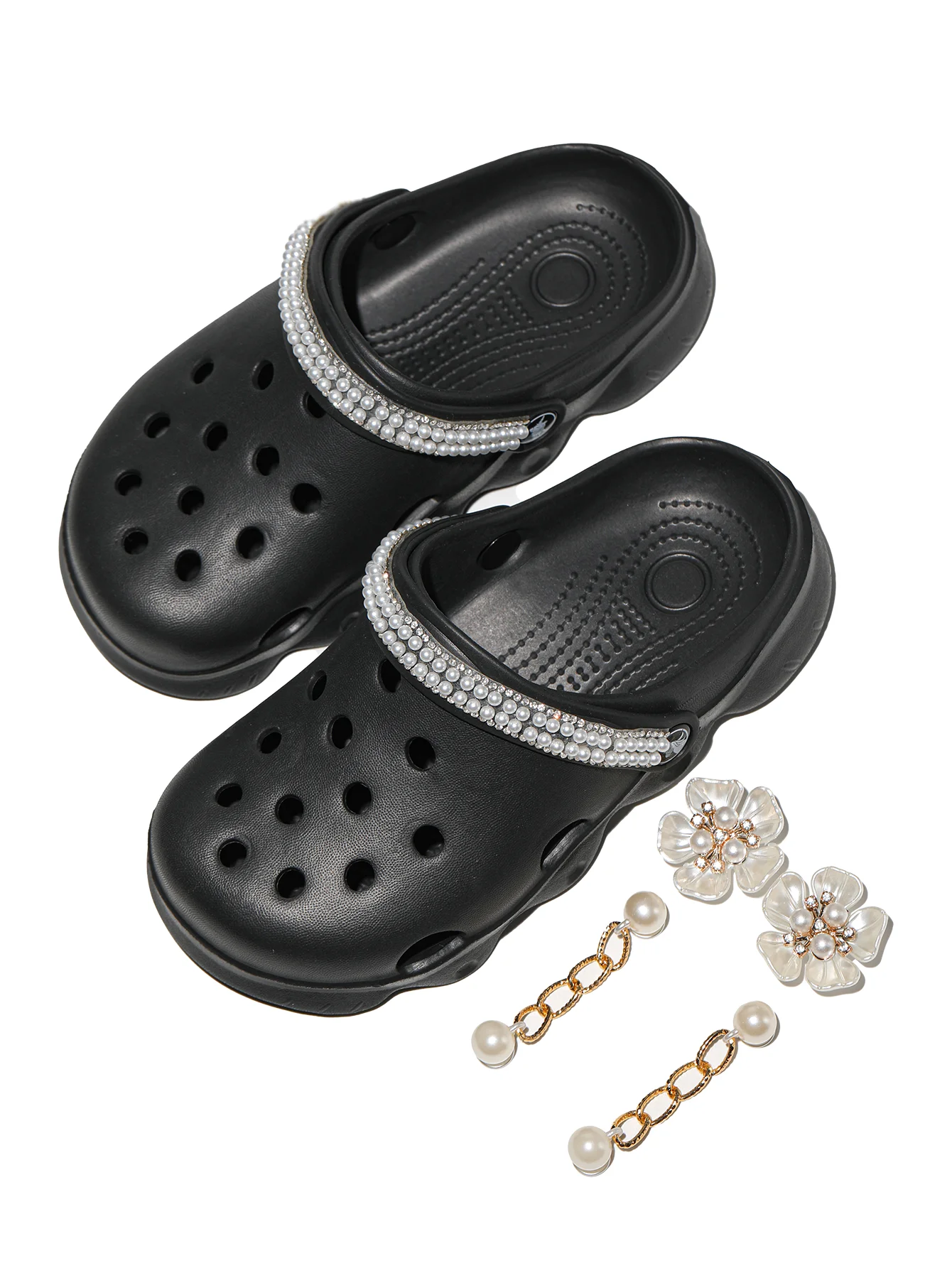 Kinder-Clogs, Leichte EVA-Gartenschuhe, Wasserdichte Rutschfeste Sandalen, Bequeme Slip-On Schuhe für Drinnen und Draußen 1214 – Detail 14