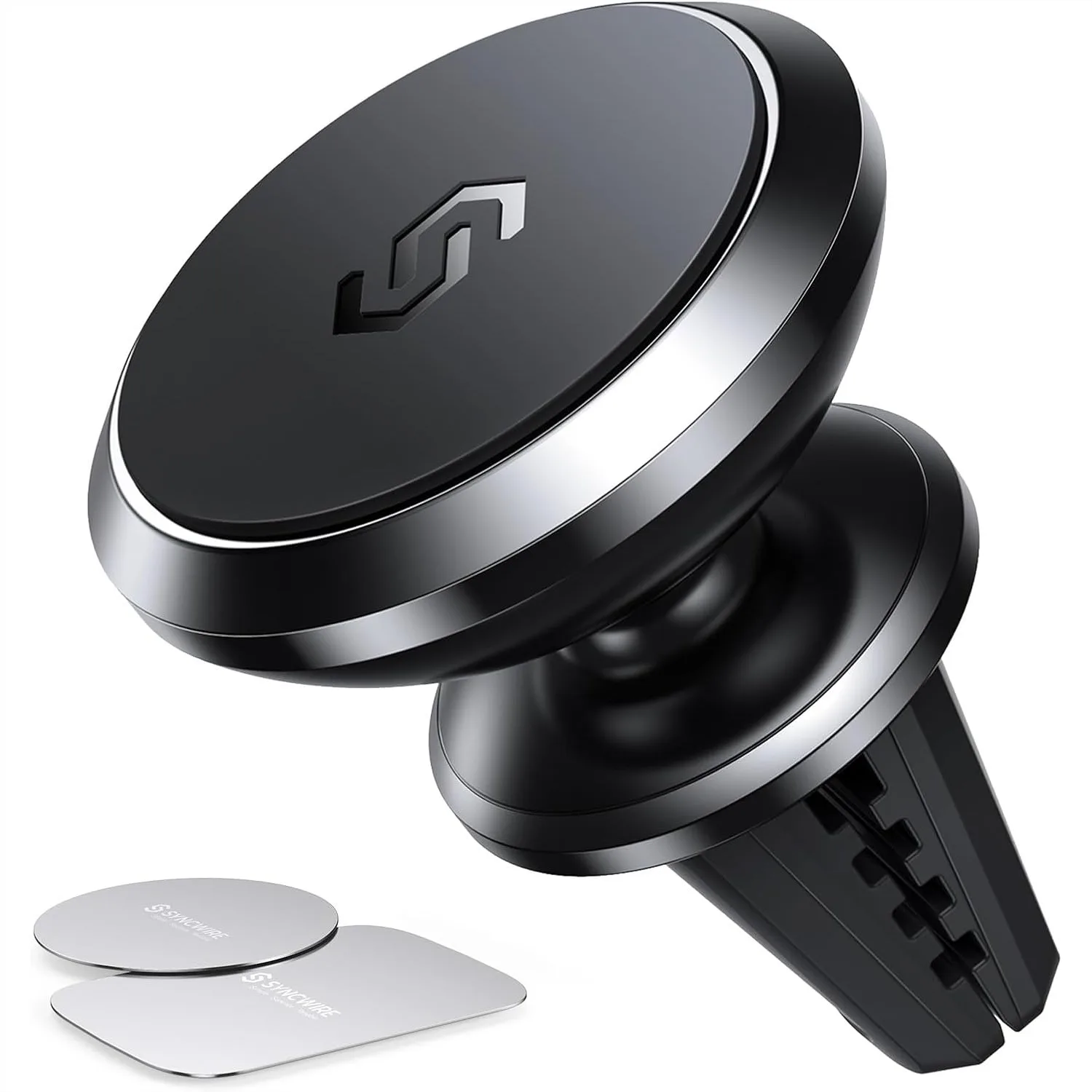 Magnetic Phone Holder for Car, 360° Rotatable Super Strong N52 Magnets Air Vent Car Mount Compatible with iPhone Android Samsung