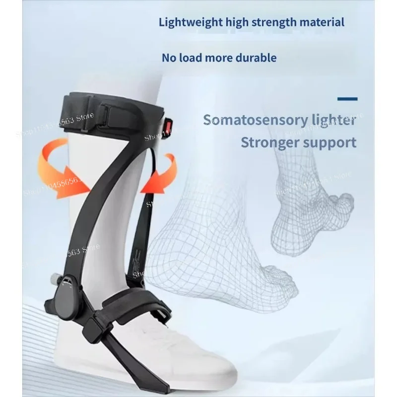 1pcs Foot Orthosis Foot Drop Support Varus Valgus Correction Stroke Hemiplegia Rehabilitation Walking Brace