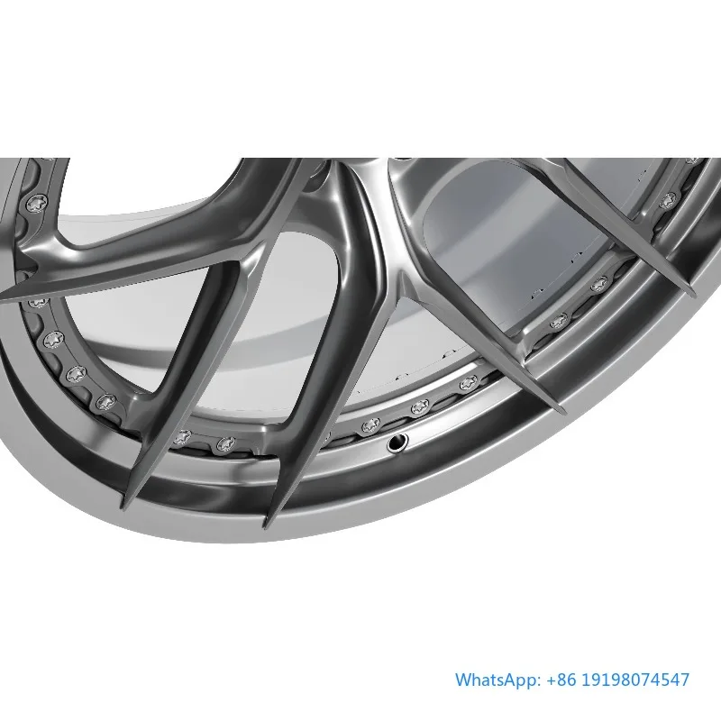 

18-24 Inch Personalized Custom Aluminum Alloy Two-piece Deep Concave Passenger Car Wheel Rims Multi PCD Design