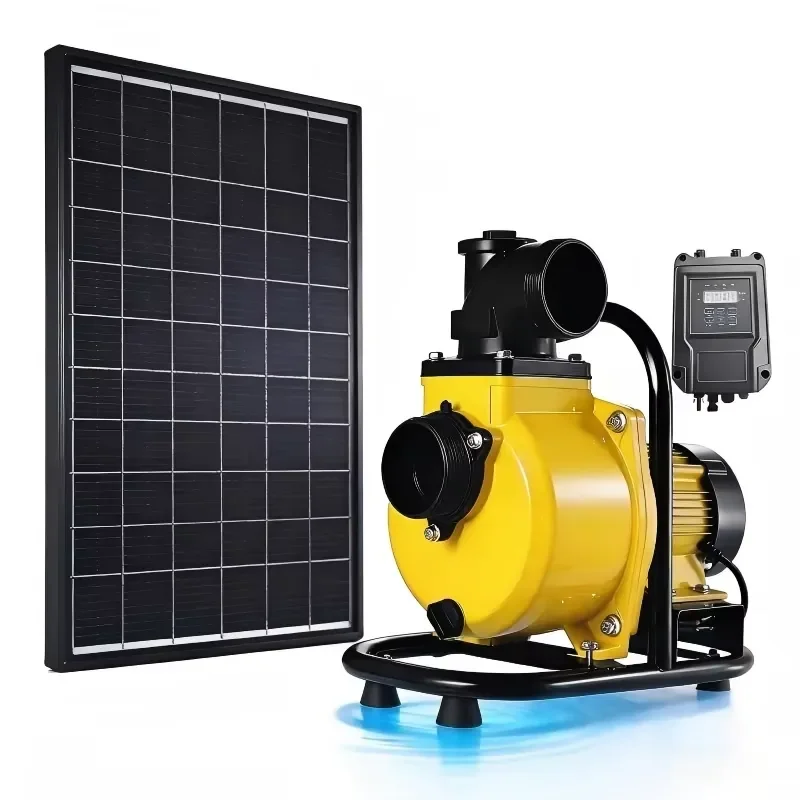 2 inch solar water pump MPPT control panel, centrifugal pump, agricultural irrigation water, self-priming water pump, solar
