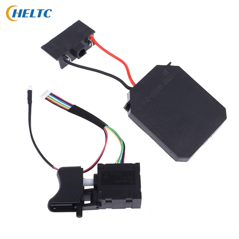 1Pc Control Board + 1Pc Switch 18V 21V Suitable For Dayi 2106 Brushless Machine Electric Wrench Motherboard Accessories