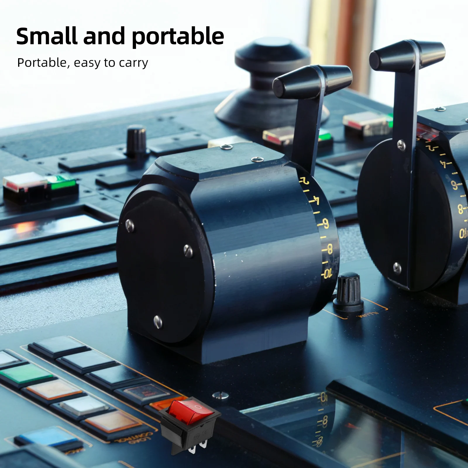 

5Pcs High Power Boat Rocker Switch Red on Off Rv Generator Brake Light Replacement Durable Easy Install Marine Industrial