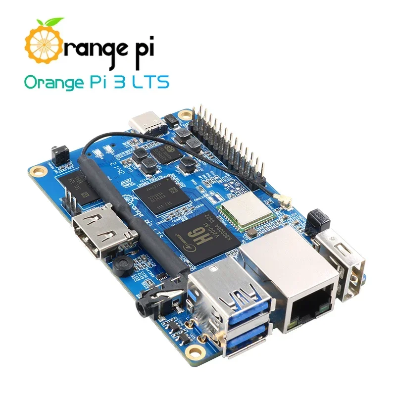 Fuente de alimentación Orange Pi 3 LTS 2G8G+5V3A US Type-C, con HDMI+WIFI+BT5.0