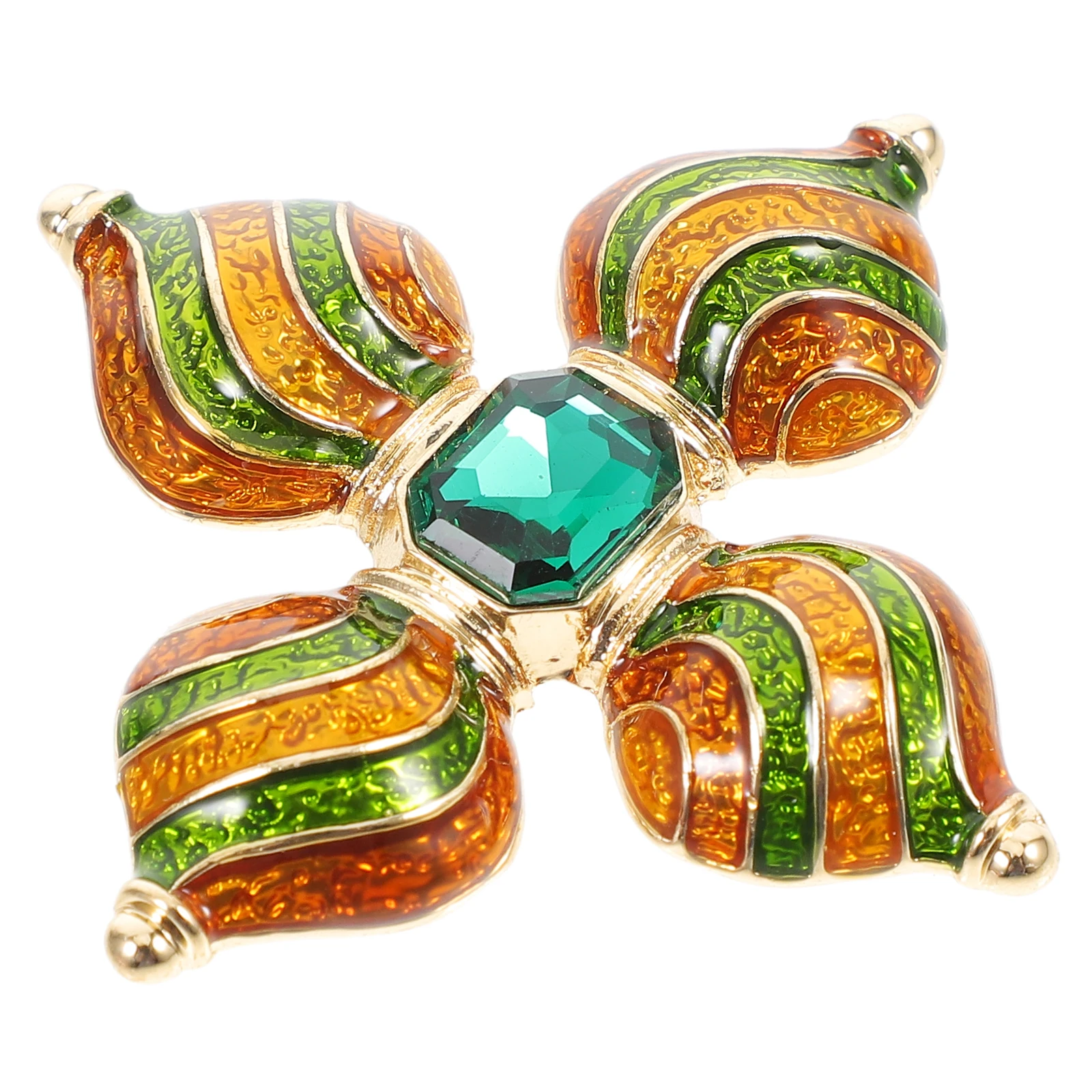 

1pc Enamel Brooch Pin Deer Shape Alloy Craft Badge Women Girls Jewelry Accessory For Dress Hat Scarf Wedding Party Green