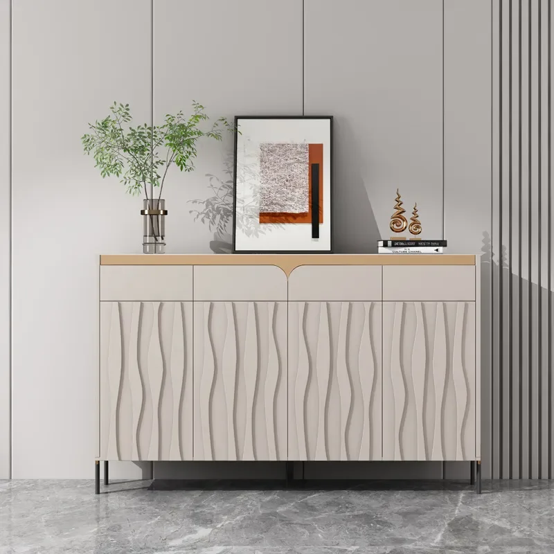 Italian Style Simple Living Room Shoe Cabinet Entryway Light Luxury Porch Storage Partition Modern Household Door Outer Shoe
