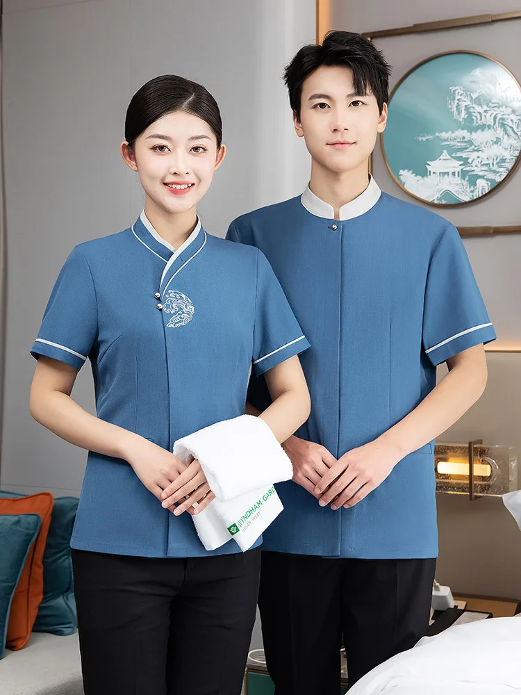 Cleaner Work Clothes Long Sleeve Autumn and Winter Clothes Female High-End Five-Star Hotel Room Cleaning Aunt Suit