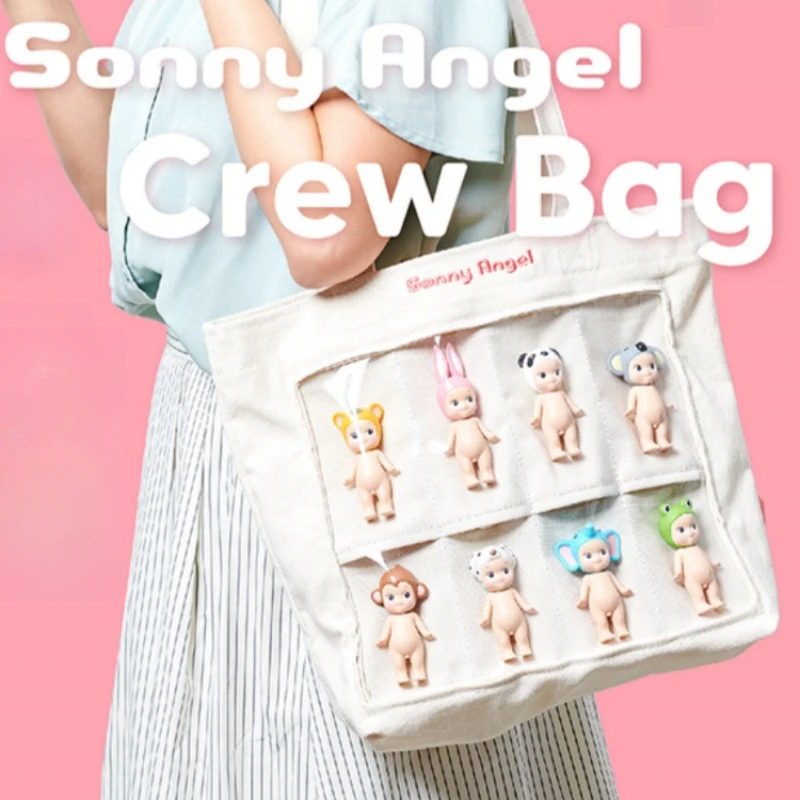 Sonny Angel Blind Box Multi Functional Display Transparent Storage Bag 2024 New Anime Figure Shows Cute Doll Gift Decorate Bag