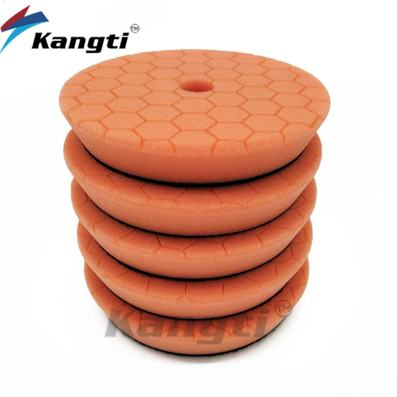3/5/6lnches Auto Polijstpad Duitsland Schuim Buffing Pads Professionele DA/RO Polijstmachines Spons Disc - afbeelding 1