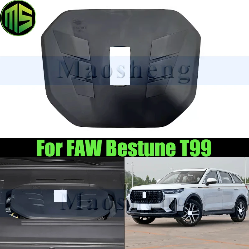 

Maosheng Engine Protection Cover Engine Upper Cover Bonnet For FAW Bestune T99 Engine Hood Dust Cover 1001210BQ02