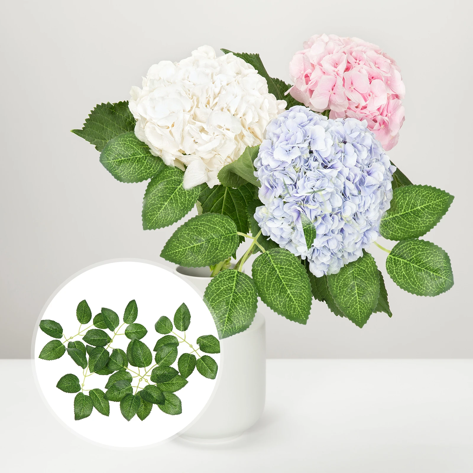 

100 Pcs Artificial Rose Leaves Simulated Plant Creative Fake Adornment Photos Prop Long Lasting Quality\ ：\ 100