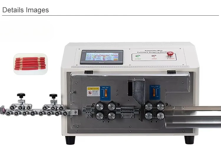 Full Automatic Double Heads 0.5-25mm2 Electric Copper Cable Wire Cutting Stripping(Full&Middle) Twisting Machine EW-3025