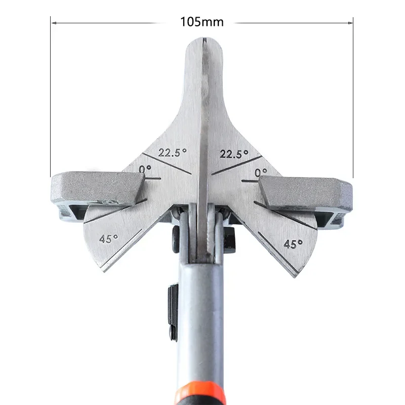 Imagem -04 - Ângulo Ajustável Tesoura Cortador de Esquadria Cisalhamento Mão Tesoura de Tubulação Mangueira de Cabo Trunking Duct Cutter 0135 Graus