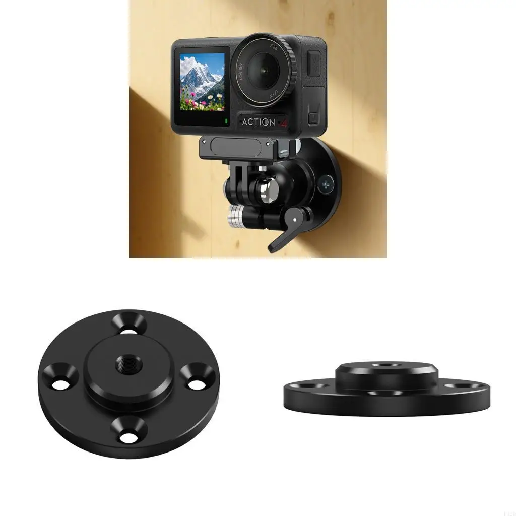 

F42D Профессиональный адаптер для настенного кронштейна для фотосъемки с алюминиевой основой с резьбой 1/4 для стабильных