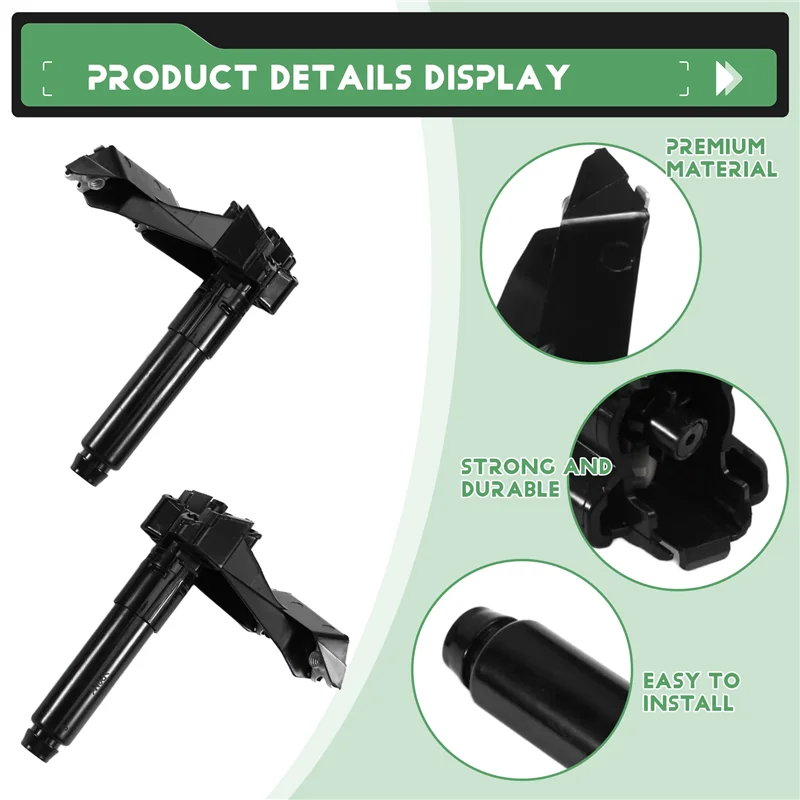 

For Mitsubishi Outlander 2016-2019 Headlight Washer Sprayer Jet Nozzle Car 8264A309 8264A310 Headlamp Washer