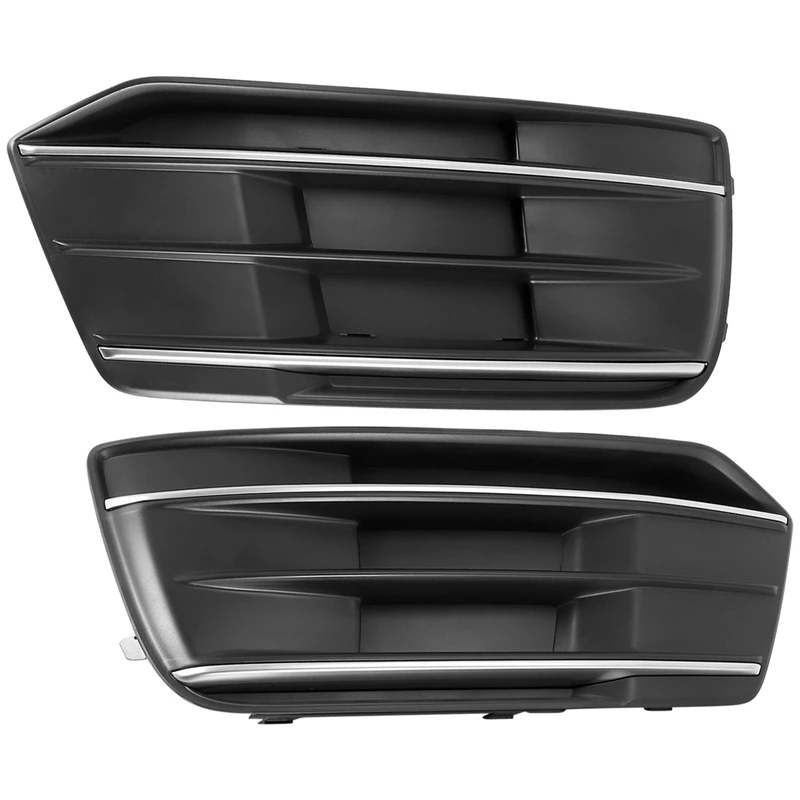 

1 Pair Car Front Bumper Fog Light Lamp Grille Cover Trim For - Q5 SQ5 2018 2019 2020 80D807679E, 80D807680E