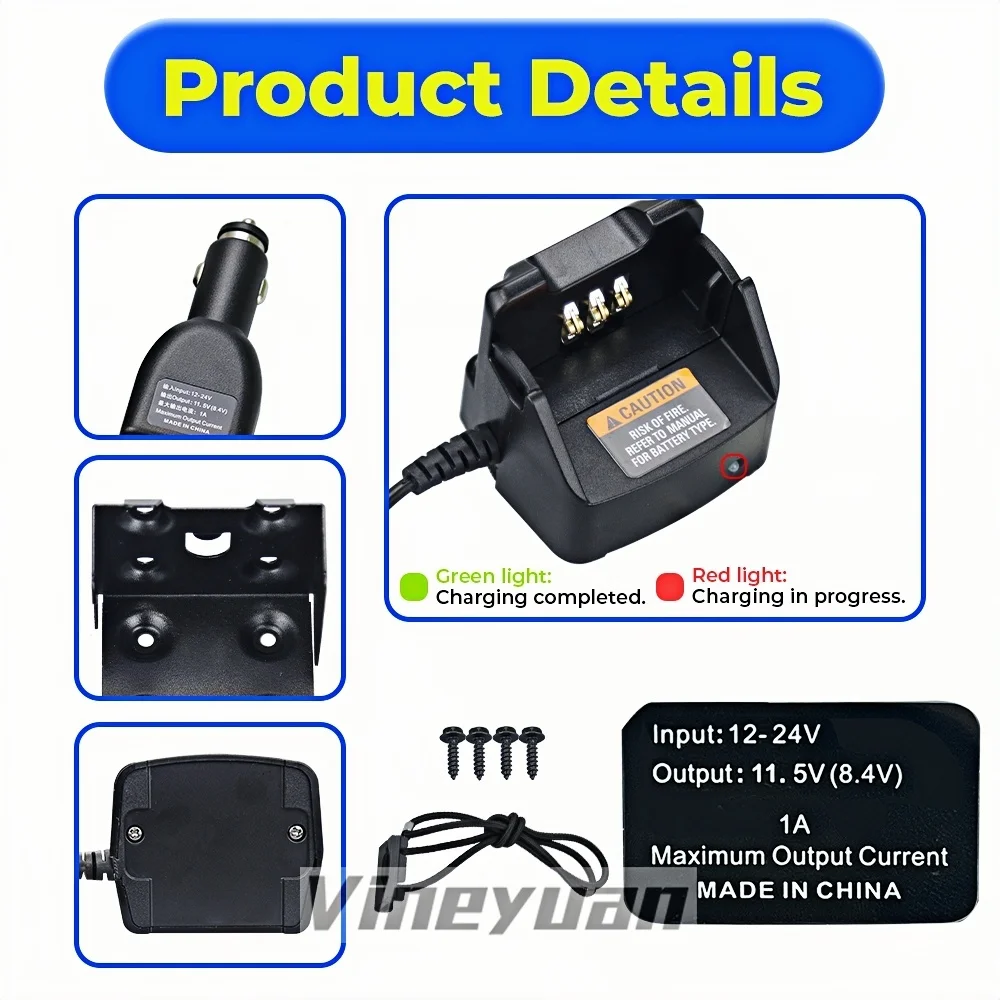Vehicular Travel Car Charger PMLN7089 for Motorola R2 CP200 CP200D EP450 DEP450 CP040 CP160 CP180 PR400 CP140 CP180 CP250 Radios