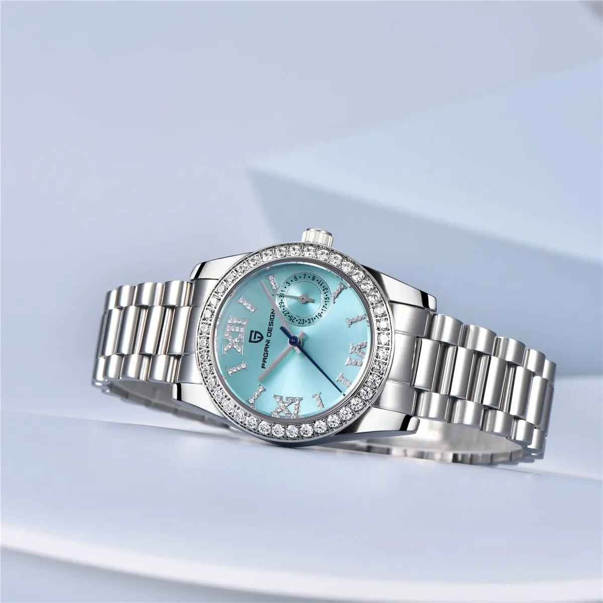 PAGANI DESIGN PD-1776 Diamond Women\'s Wristwatch Elegant Luxury Quartz Watch For Women Fashion Waterproof Watches Sapphire Clock