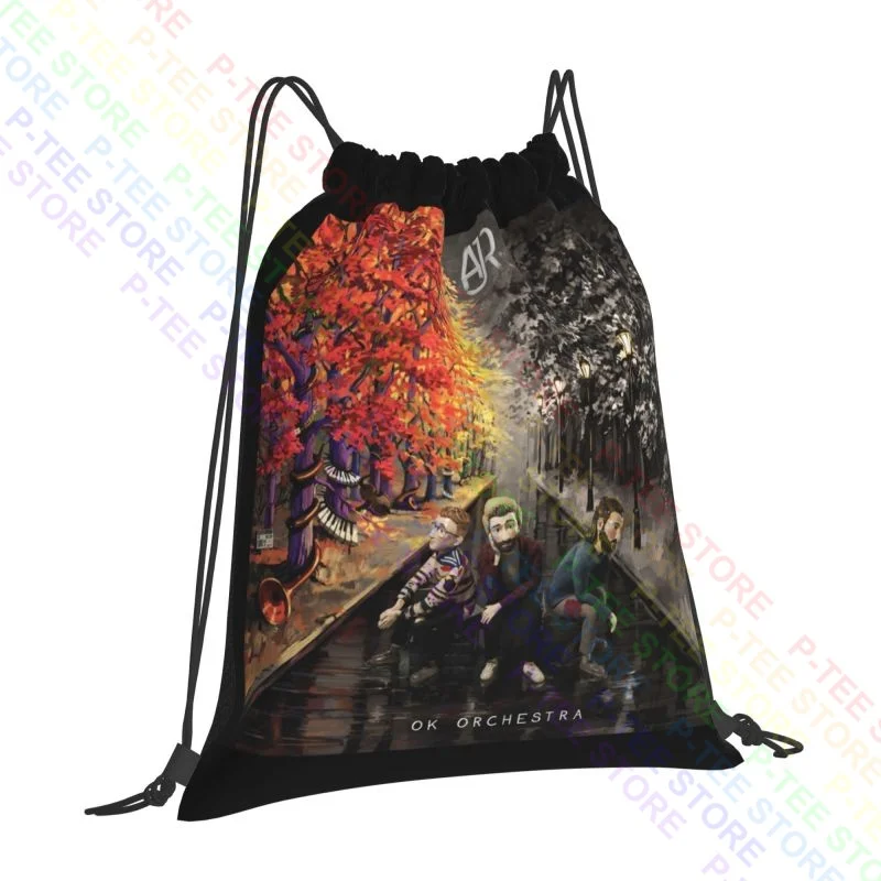 Ajr Bang Ok Orchestra Drawstring Bags Gym Bag Print New Style Gymnast Bag Clothes Backpacks