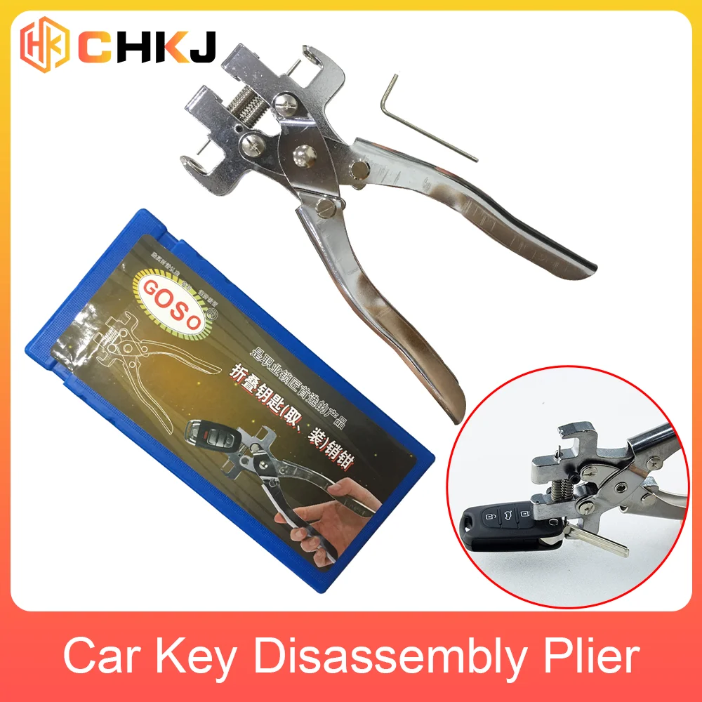 CHKJ Folding Key Split Pin Folding Key Disassembly Goso Dismounting Pin Flip Key Vice Remover Flip Key Fixing Locksmith Tool