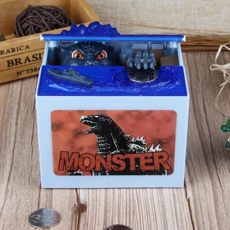 Bandai Godzilla Big Piggy Bank Piggy Bank Money Box Coin Bank Piggy Bank for Adults Money Bank Home Decor Money Boxes