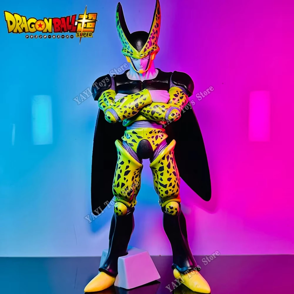 30cm dragon ball z célula anime figura brinquedo forma final dbz super saiyan figuras de ação pvc modelo colecionável brinquedos para crianças presente