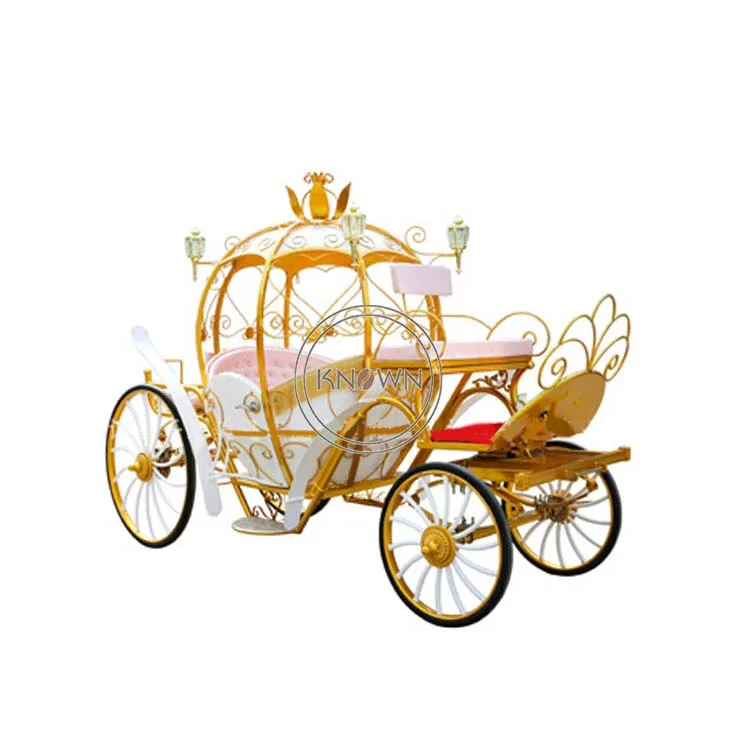 

Electric Princess Sightseeing Horse Carriage Royal Leisure Pumpkin Horse Cart Luxury Wedding Carriage Accept Customized