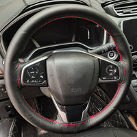 42cm 45cm 47cm 50cm Car Large Microfiber Leather Steering Wheel Braid Cover Hand-sewing Universal Auto Interior Accessories