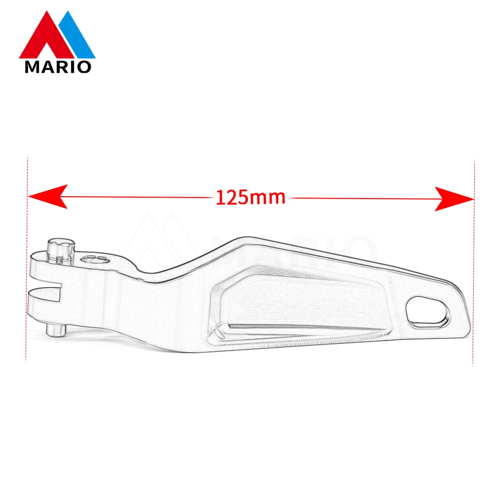 Motorcycle CNC Aluminum Parking Hand Brake Lever Accessories For TMAX 530 SX/DX 2017-2019 TMAX 560 2019 2020 2021