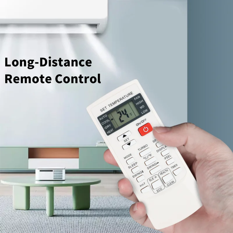 YKR-H/102E Remote Control Compatible With AUX MundoClima FanWorld Air Conditioner MUPR-09-H9A MUPO-09-H6 FW6-2250-ECO FW10-2250