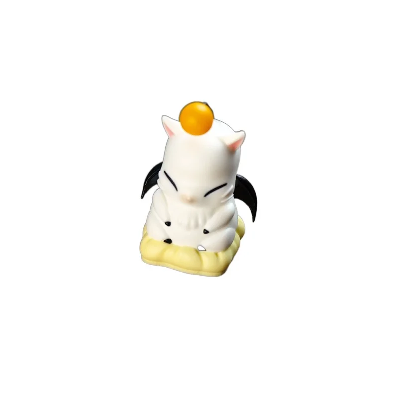 Персонализированная механическая клавиатура Final Fantasy Moogle может заменить колпачки для клавиш с героями мультфильмов Esc, материал из смолы, индивидуальные периферийные подарки