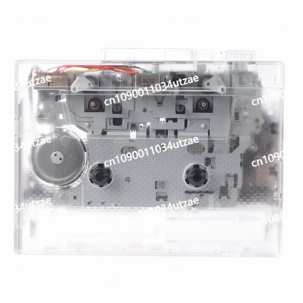 Transparent Cassette Cassette Player MP3 Transcription U Disk Player Stereo Tape Burning Retro Walkman