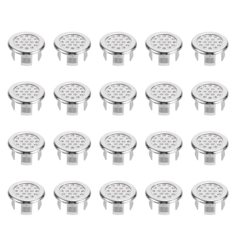 20pcs Bathroom Sink Basin Overflow Cover Replacement Sink Basin Overflow Ring Decorative Cover Table Basin Washbasin Accessories