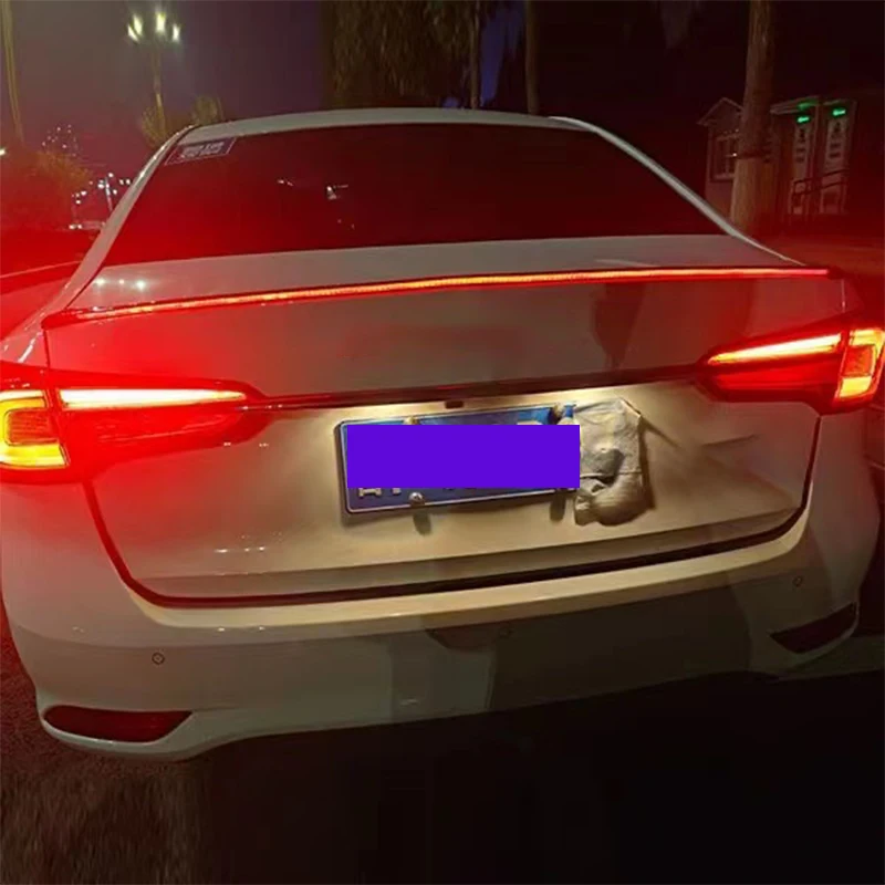 For MG 5 2023 2022 2021 2020 Streaming Tail Wing Penetrates Illuminated Rear Tail Wing Decoration