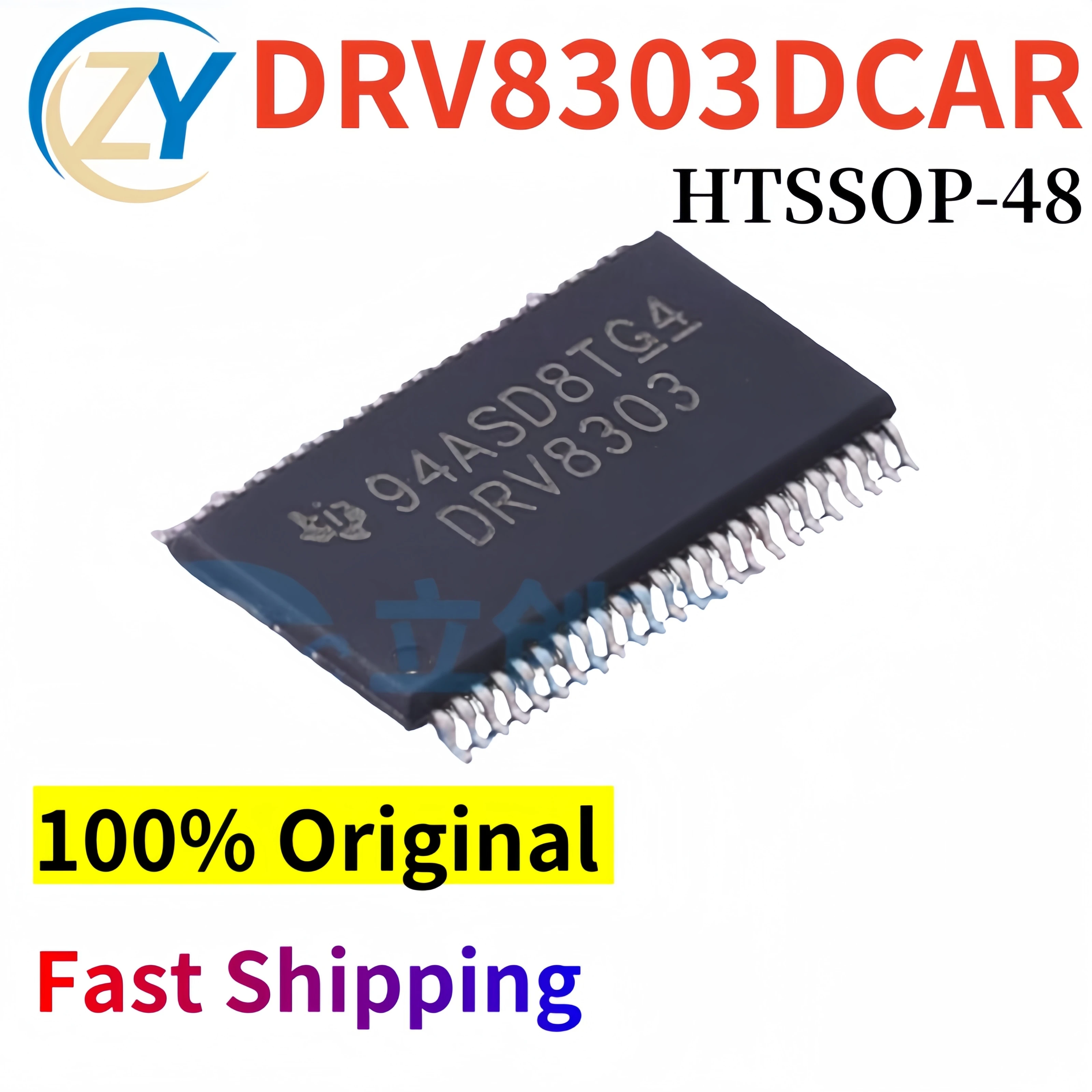 

(2pcs) DRV8303DCAR PMICs DRV8303 HTSSOP-48 6V to 60V 100% Original & In Stock