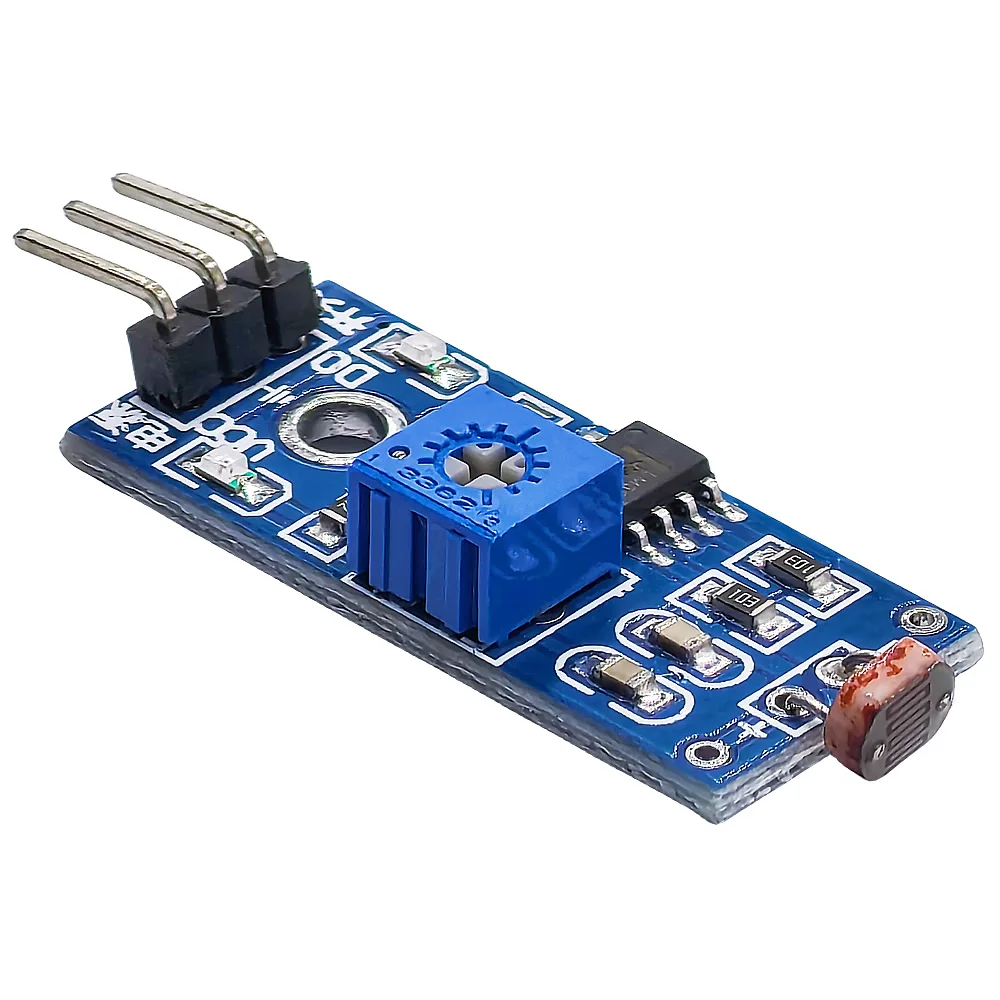 2 Stuks Lichtgevoelige Helderheidssensormodule 3.3-5V Fotoresistor Lichtdetectie Weerstandsmodule Fotoweerstand Voor Arduino